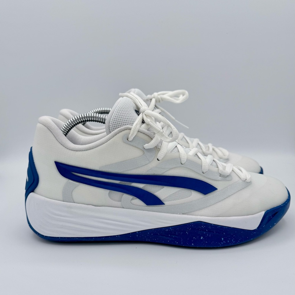 Puma MB.01 Team Low LaMelo Ball‎ White Blu Basketball Shoes Womens 9.5 379002-04